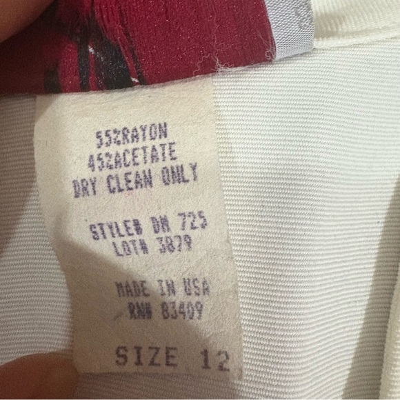 Vtg Dani Michaels Victorian Ivory Button Down Blouse Sz 12 Coquette Bridal Fairy - Picture 12 of 14